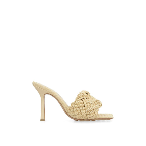 Bottega Veneta Mules Lido De Rafia - Mujeres - Beige