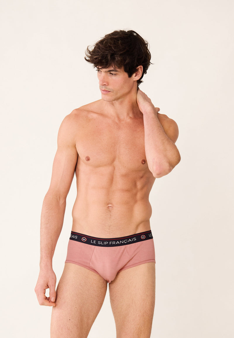 Slip En Coton - Intrépide Rose Des Bois