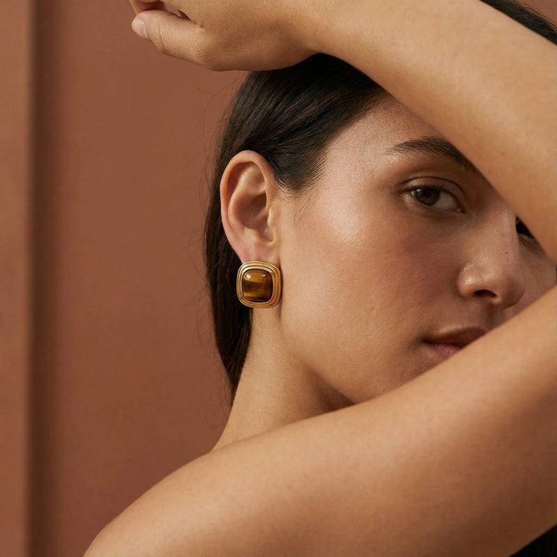 Boucles D'Oreilles Latte