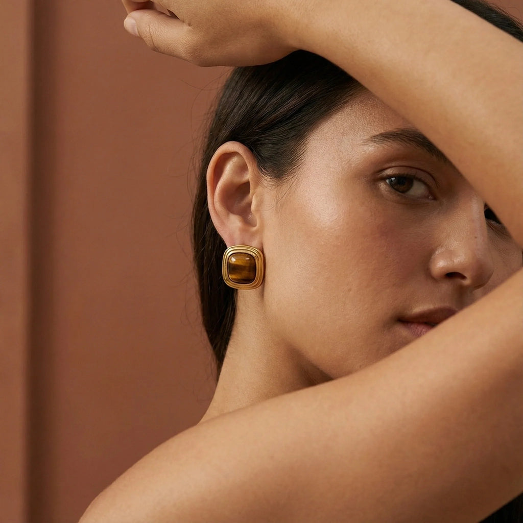 Pendientes Latte
