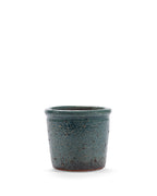Glazed Shades - Blumentopf - S - Terrakotta - Blau