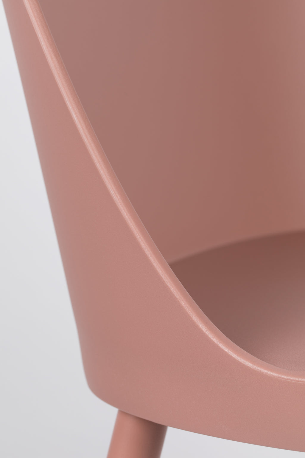 Pip All - Dining Chair - Polypropylene Plastic - Pink
