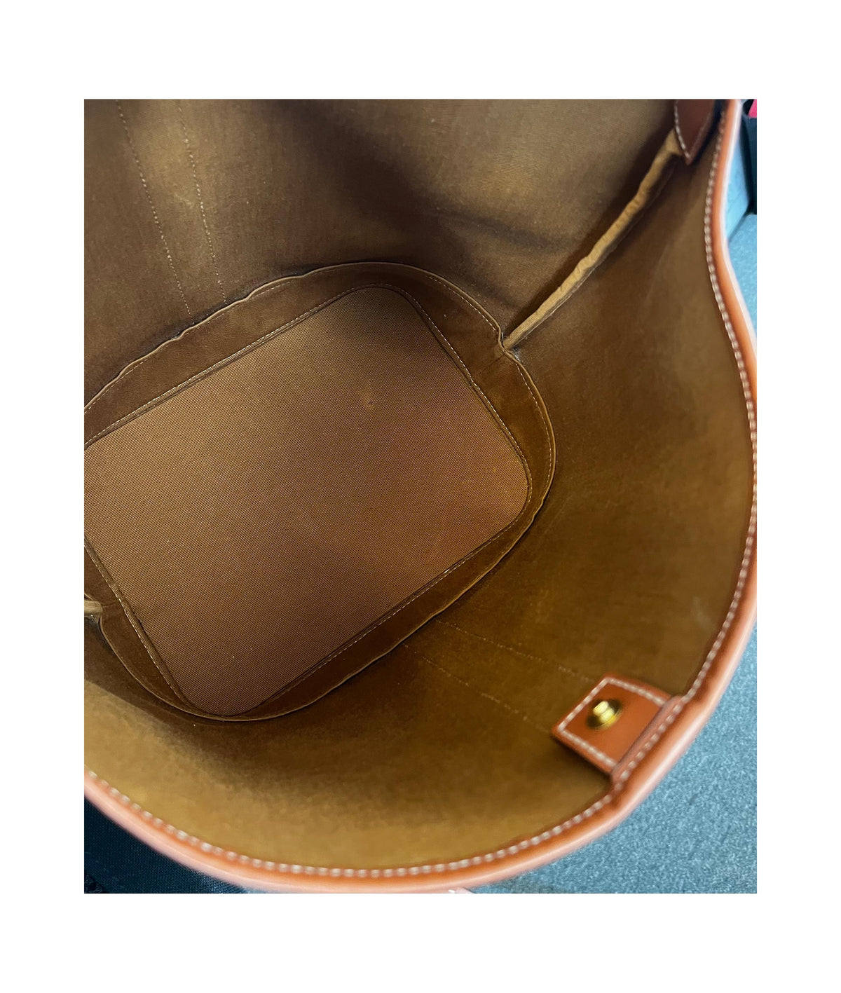 Sac À Main Celine Bucket Bag Small Toile - Camel