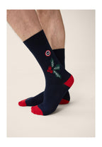 Chaussettes Mi-Hautes Fantaisie Lucas Houx - Marine