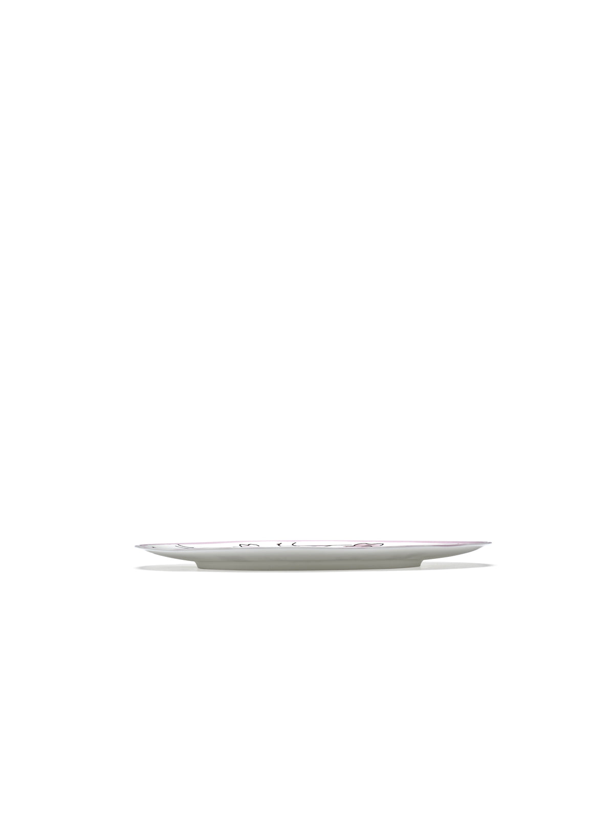 Midnight Flowers - Lot De 2 Assiettes - M - Porcelaine Bone China - Foncé Viola