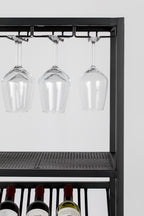 Cantor Shelf S - Wine Cabinet - Iron - Black