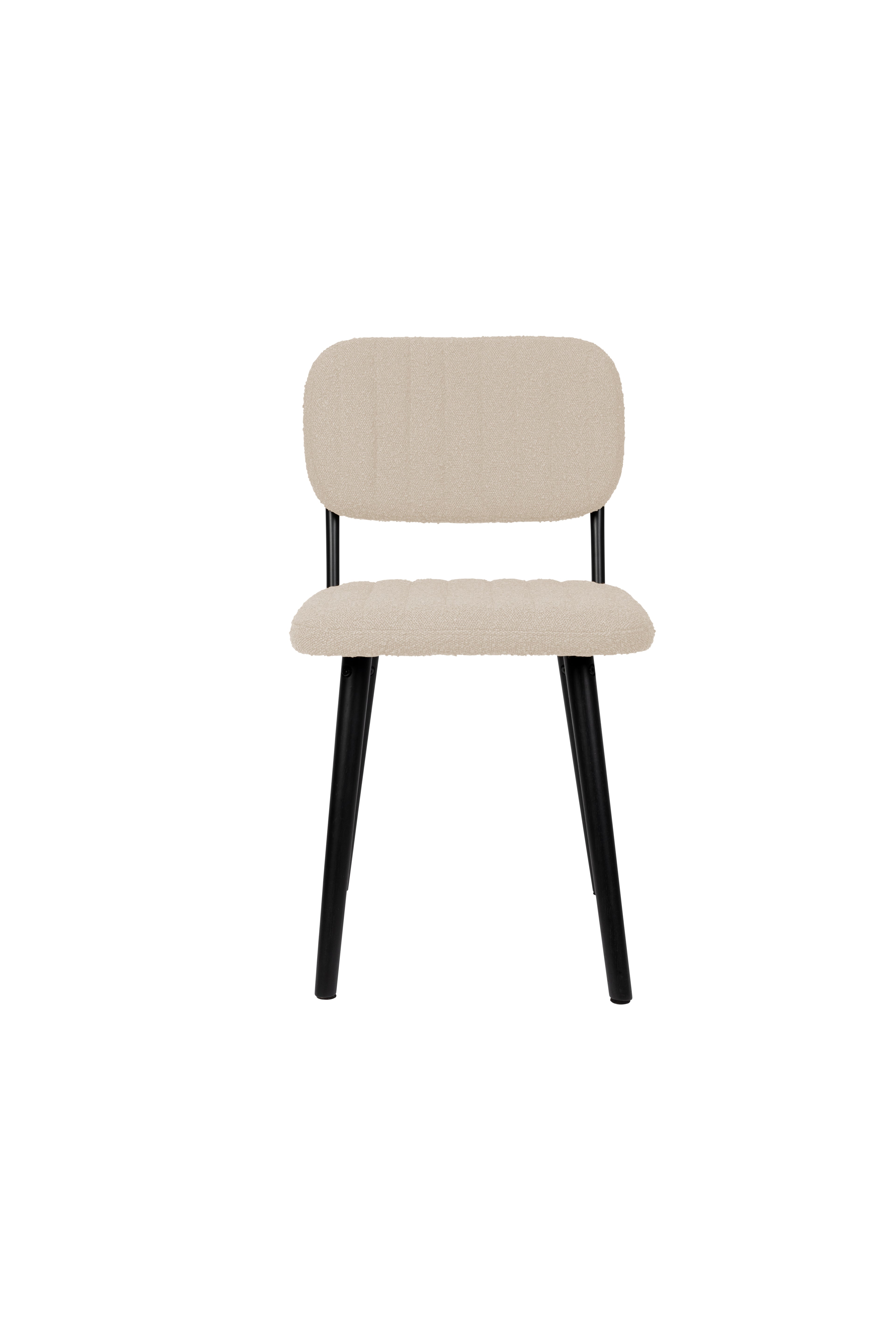 Jake Bouclé - Dining Room Chair - Solid Oak - Off-White