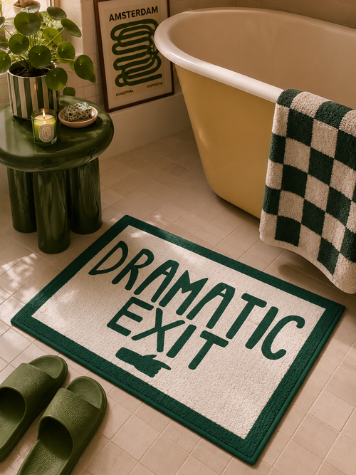 Tapis de Bain "Dramatic Exit"