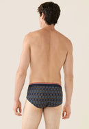 Slip Imprimé Flocon Vert Sapin En Coton - Terrible Flocon Vert Sapin