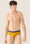 Lot De 10 Slips En Coton - Slips Moutarde Vert Sapin Gris Chiné Rouge Cerise Bleu Jean Marine Blanc Noir Topaz Mint Green