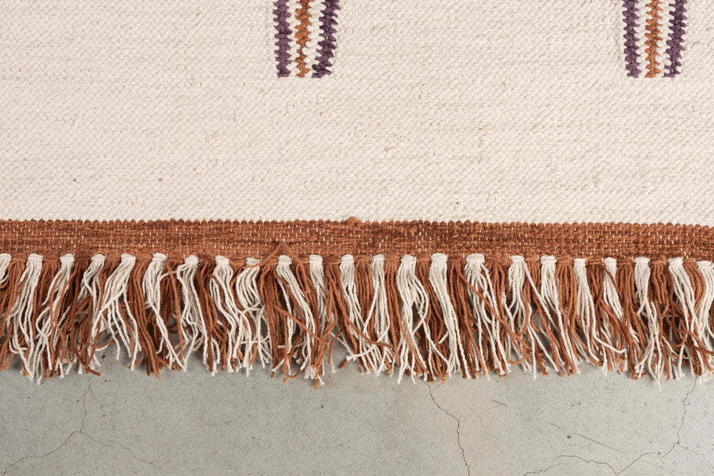 Gambit - Tapis - Coton - Beige/Terracotta