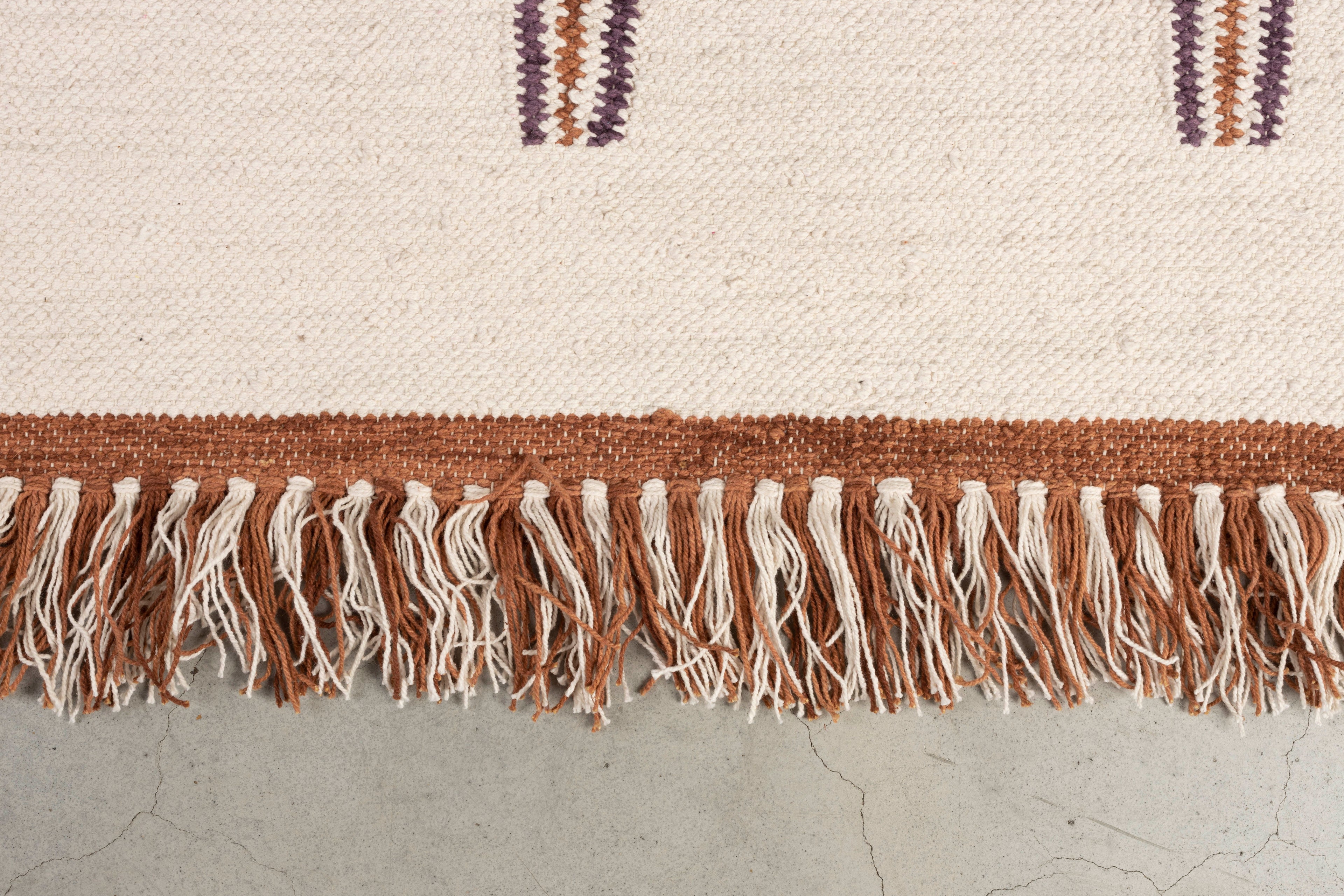 Gambit - Tapis - Coton - Beige/Terracotta