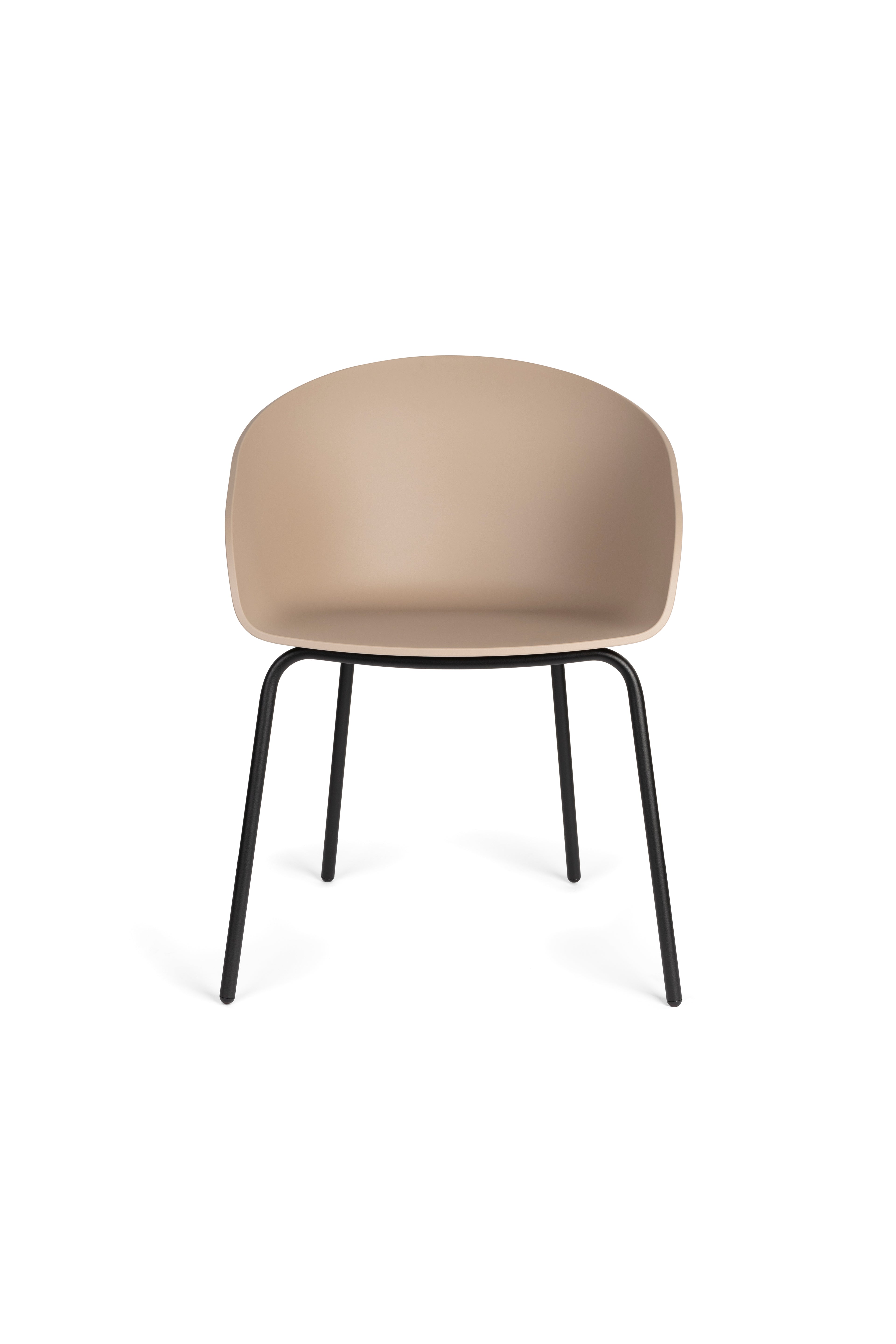 Void - Dining Room Armchair - Polypropylene Plastic - Latte Brown