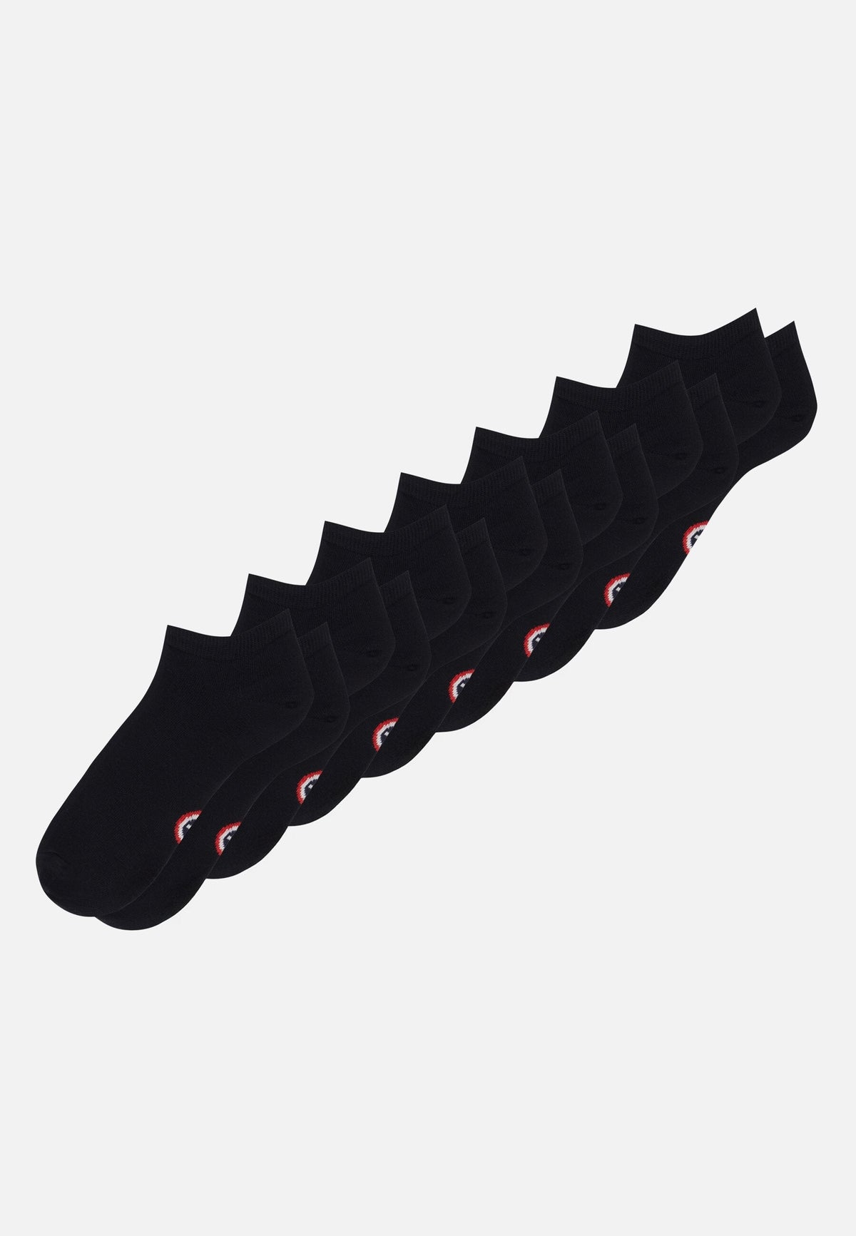 Lot De 7 Socquettes En Coton - Noir