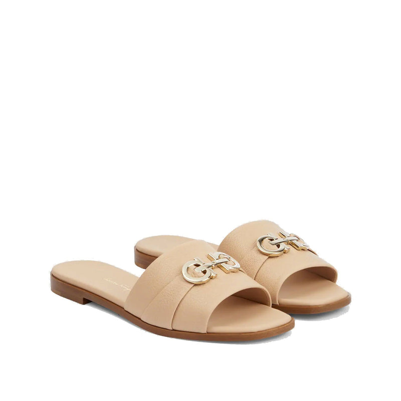 Sandales - Salvatore Ferragamo Leather - Beige