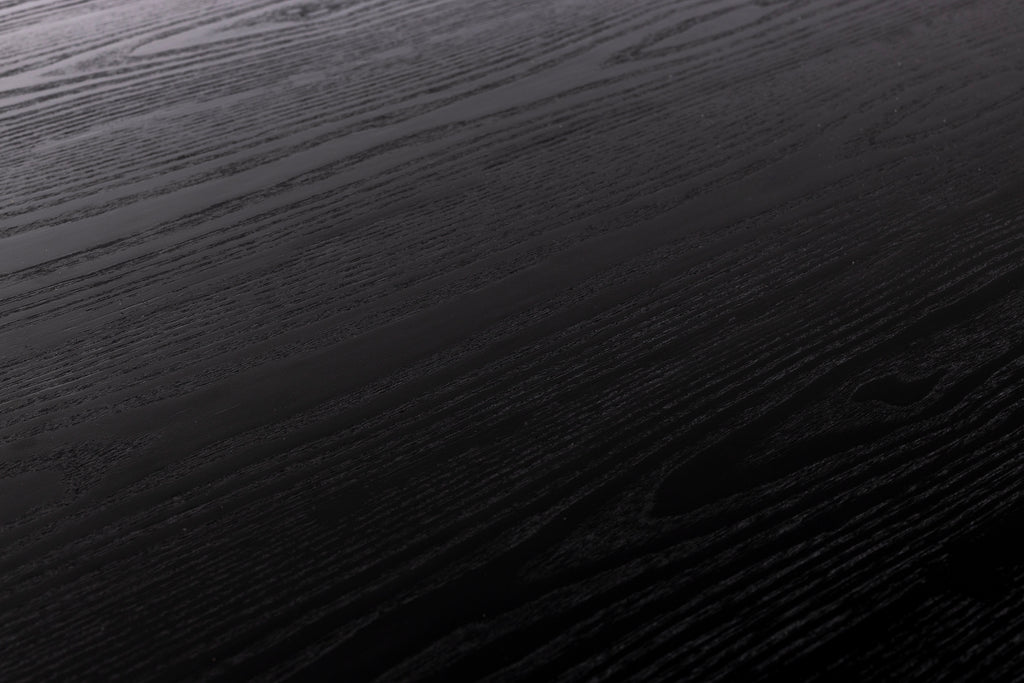 Storm - Table - Bois d'hévéa - Noir