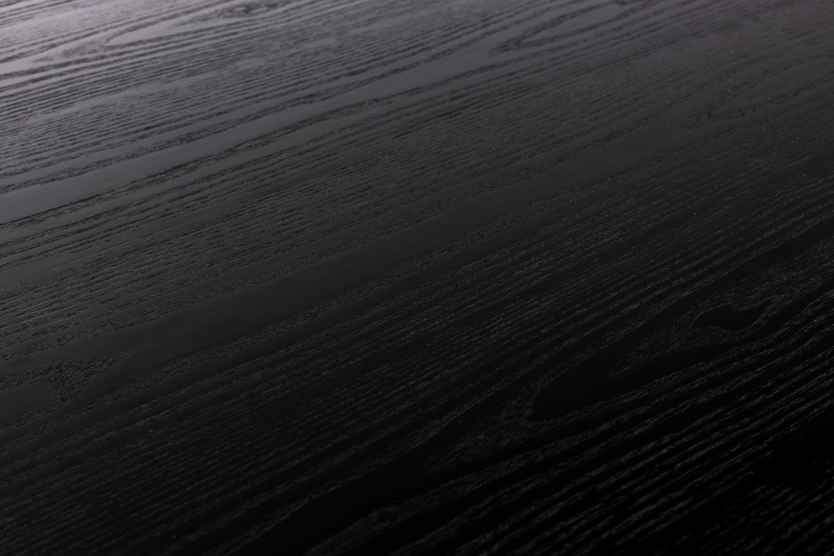Storm - Table - Bois d'hévéa - Noir