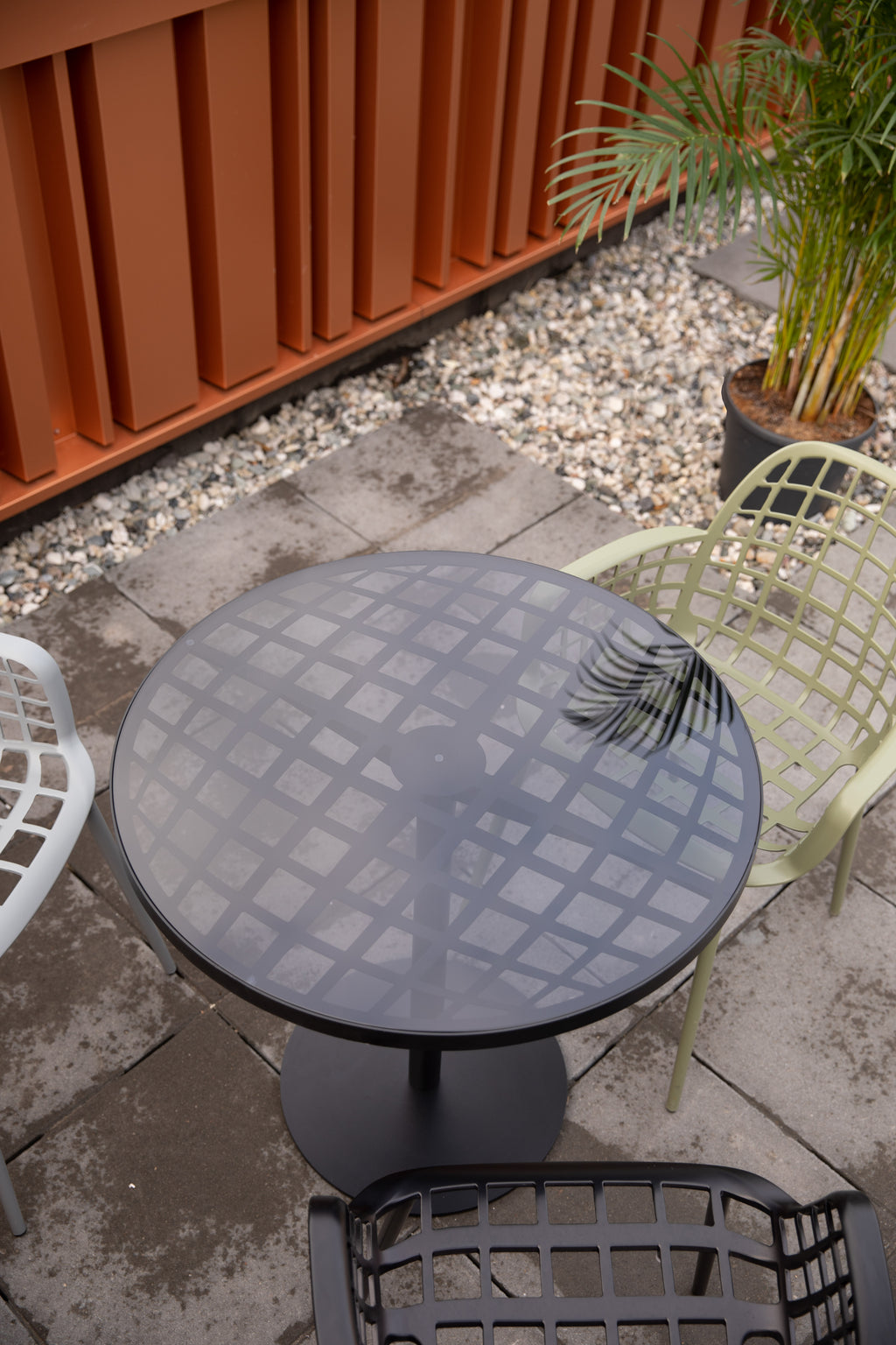 Albert Bistro De Jardin - Outdoor Table - Aluminum - Black