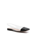 Ballerines - Gianvito Rossi Plexi Slingback Flats - Black