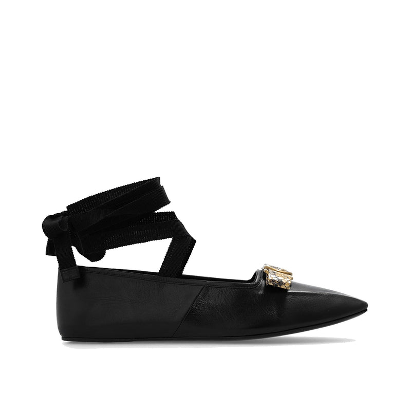 Ballerines - Gucci Double G Ballet Flats - Black