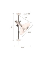 Karish - Wall Light - Iron - Gold