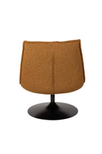 Jax Bouclé - Lounge Armchair - Fabric - Ochre/Brown