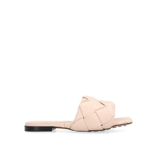Sandales Plates Bottega Veneta Lido Leather - Femme - Pink