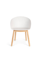 Void - Fauteuil De Salle À Manger - Plastique polypropylène - Chêne Blanc Lait