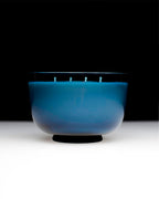 Candles Panarea - Bougie D'ambiance - M - Cire De Soja Et Paraffine - Bleu Foncé