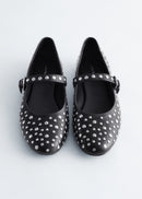Zapatos Lea Deco Bailarina - Negro - Mujer