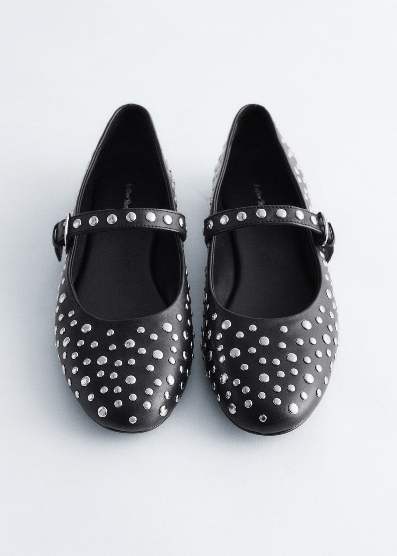 Zapatos Lea Deco Bailarina - Negro - Mujer