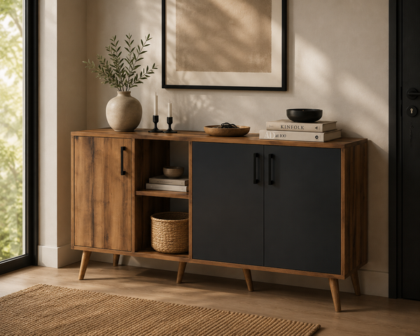 Exxen Console - Walnut / Anthracite