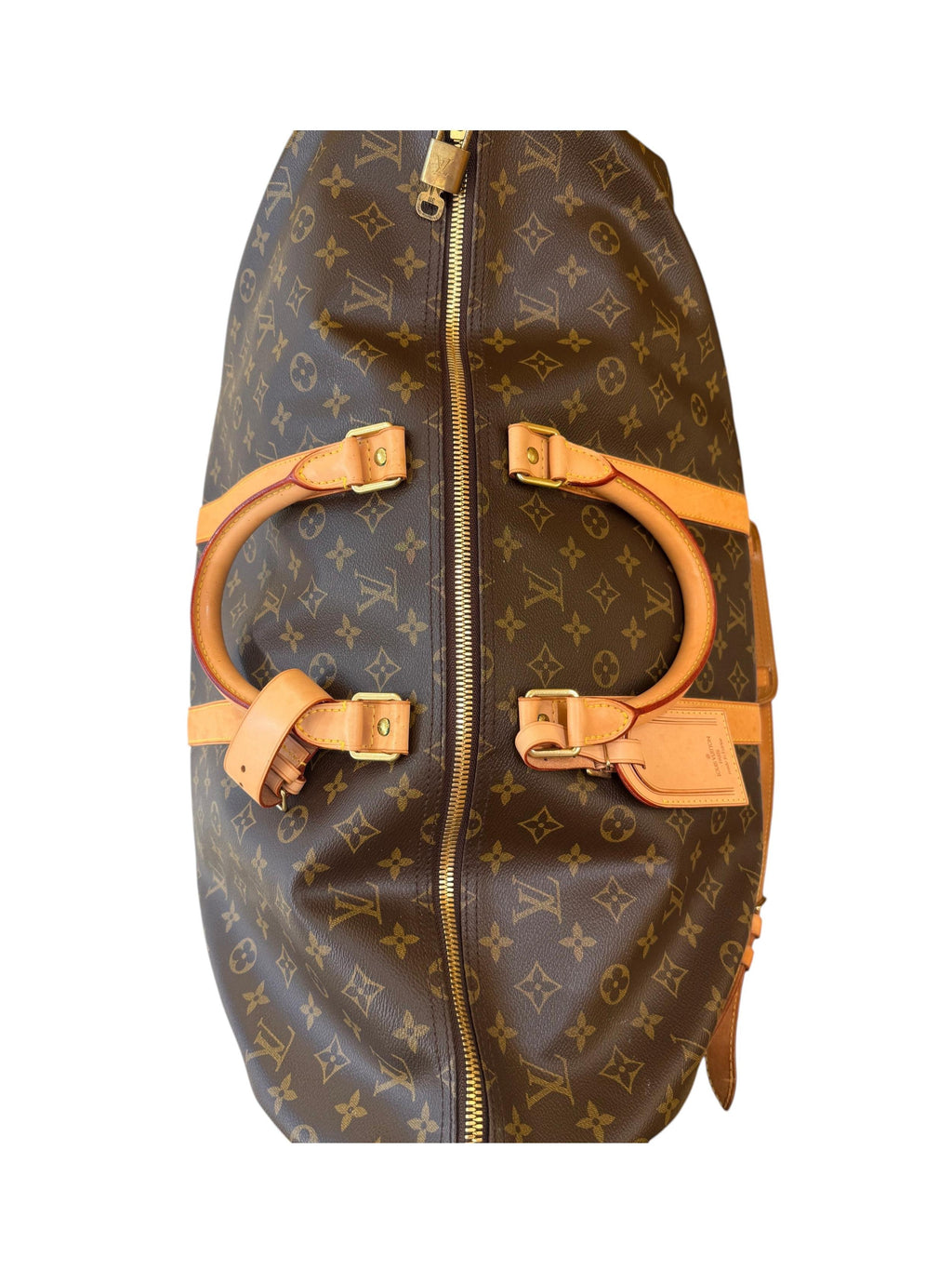 Sac À Main Louis Vuitton Keepall Bandoulière 45 Toile - Marron