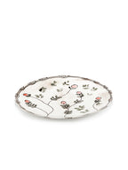 Midnight Flowers - Lot De 2 Plats De Service - S - Porcelaine Bone China - Mirtillo Nude
