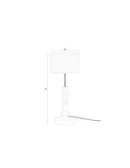 Totem - Table Lamp - Aluminum - Beige