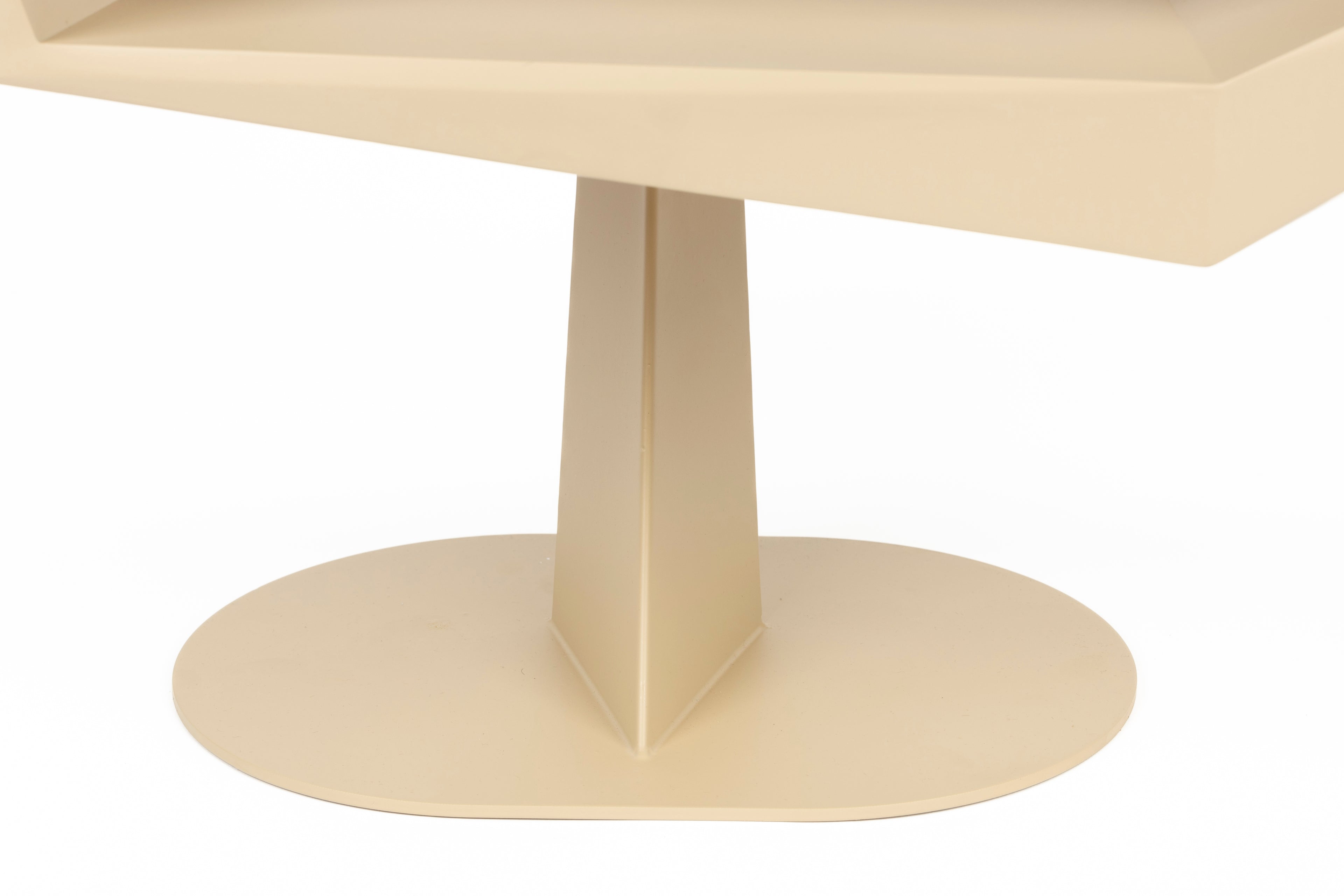 North - Side Table - Resin - Beige