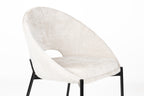 Dando - Dining Chair - Polyester - Off-White/Off-White