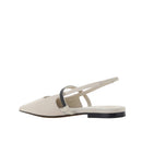 Ballerines - Brunello Cucinelli Slingback Flats - Cream