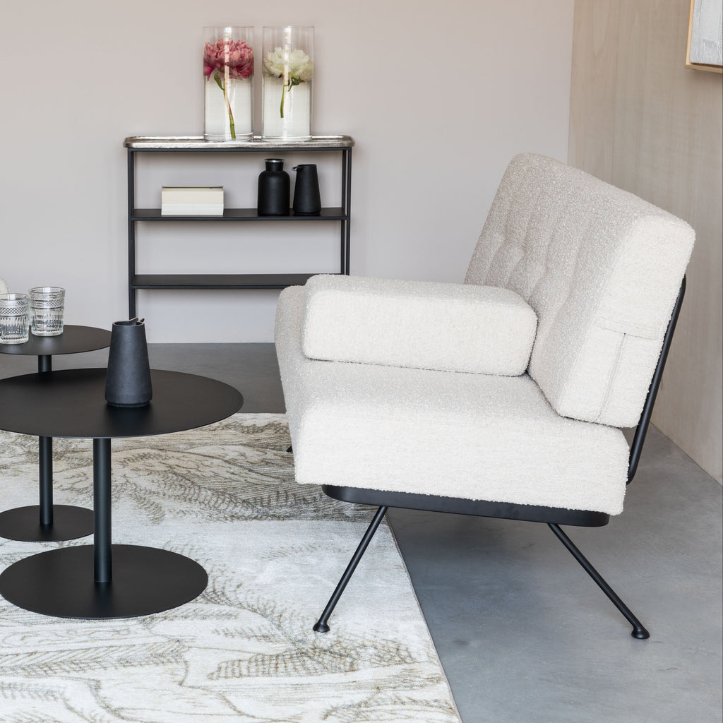 Bowie - 2 Seater Sofa - Fabric - Beige