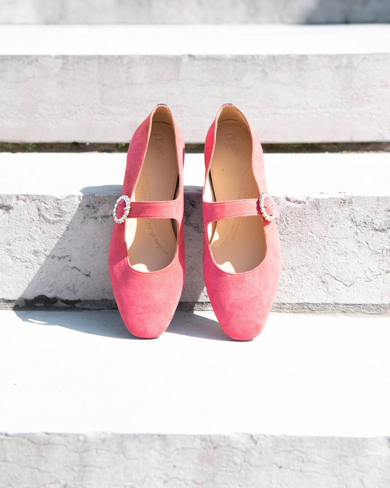 Mary Janes Babies Low - Corail - Femme