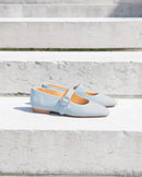 Mary Janes Babies Low - Bleu Ciel - Femme