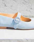 Mary Janes Babies Low - Bleu Ciel - Femme