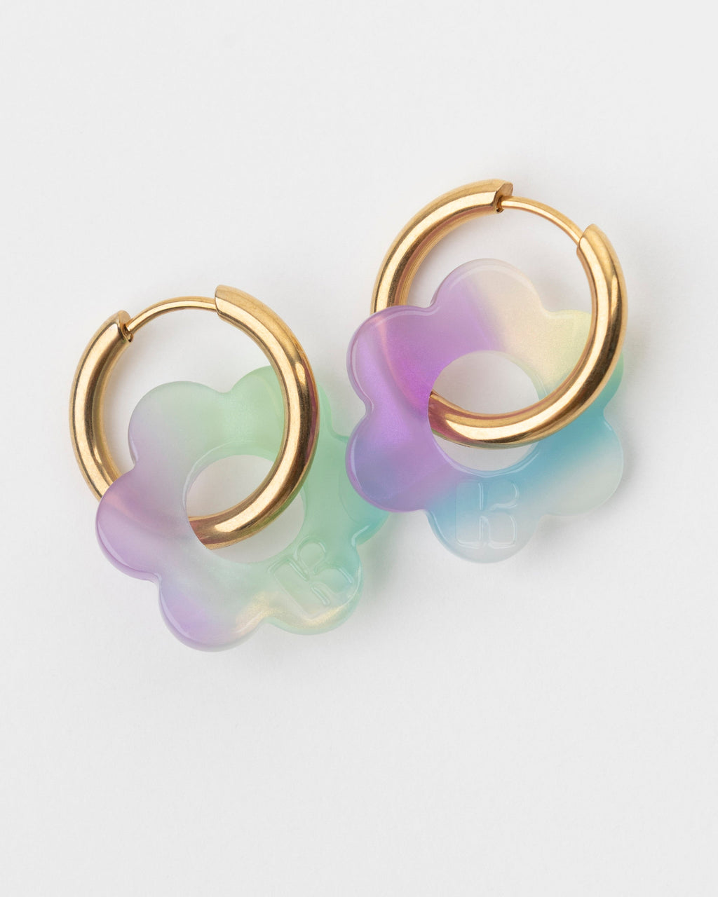 Boucles D'Oreilles Baby Fleurette - Sirène