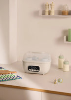 Baby Bottle Care - Esterilizador multifunción con secado para 8 biberones - Blanco roto