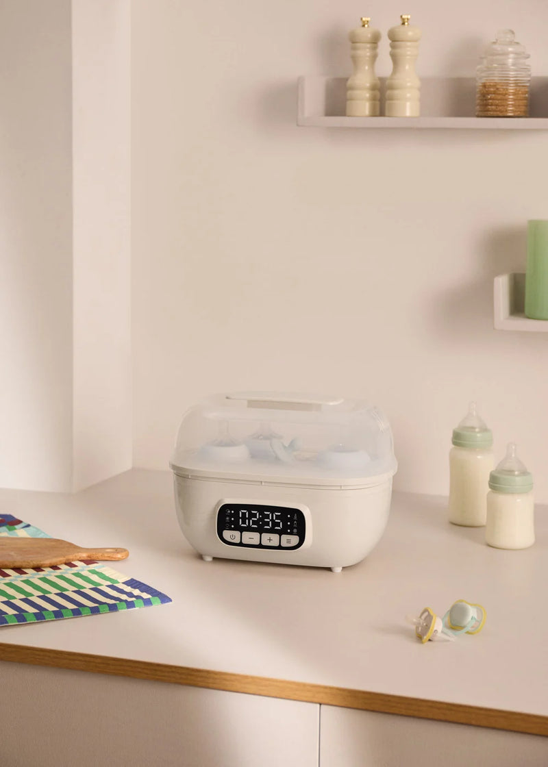 Cuidado de biberones - Esterilizador multifunción con secado para 8 biberones - Blanco roto