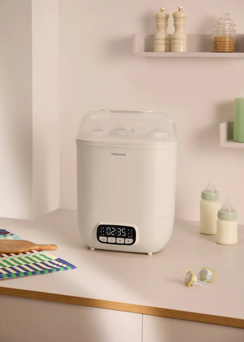 Cuidado de biberones - Esterilizador multifunción con secado para 8 biberones - Blanco roto