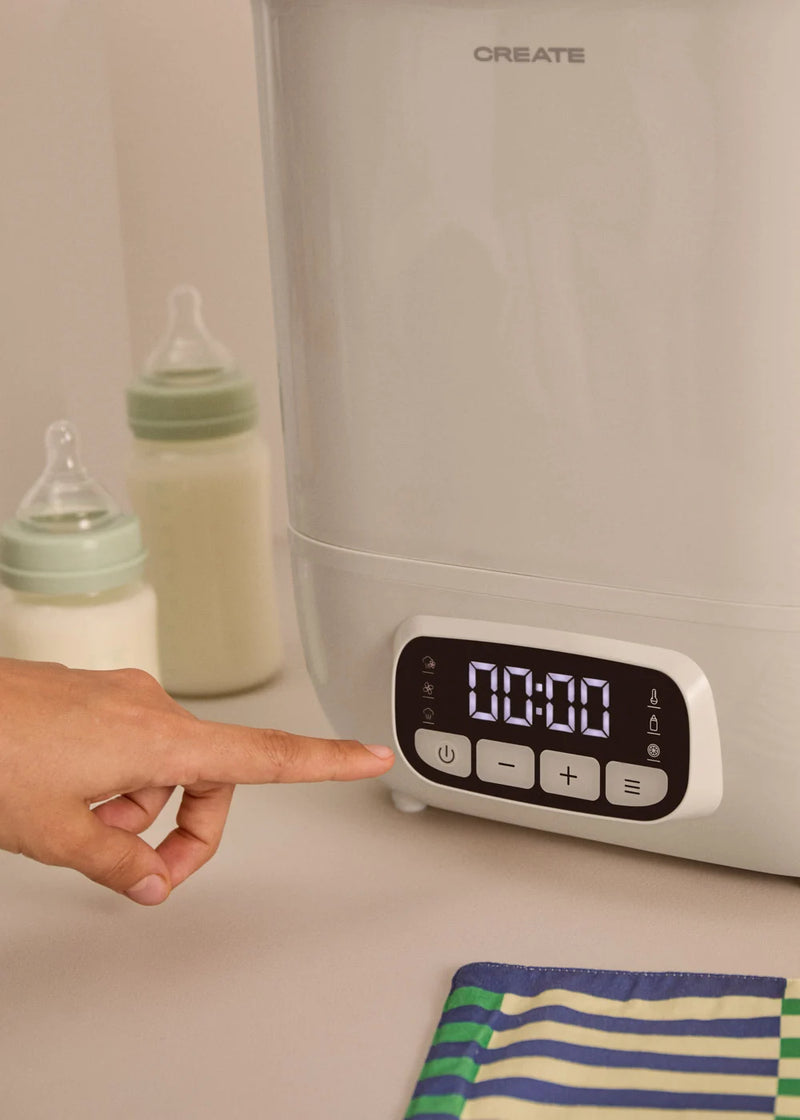 Cuidado de biberones - Esterilizador multifunción con secado para 8 biberones - Blanco roto