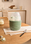Baby Bottle Warmer - Calienta-Biberones + Esterilizador + Cocción al Vapor - 2 Biberones - Salvia