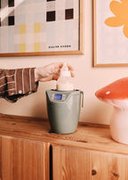 Baby Bottle Warmer - Baby Bottle Warmer - Chauffe-Biberon + Stérilisateur + Cuisson À La Vapeur - 1 Biberon - Sauge
