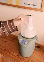Baby Bottle Warmer - Baby Bottle Warmer - Chauffe-Biberon + Stérilisateur + Cuisson À La Vapeur - 1 Biberon - Sauge